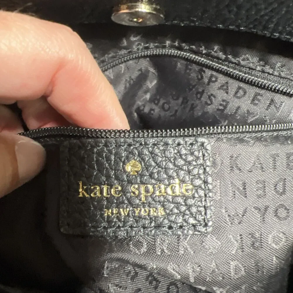 Kate Spade Palmer Drive Danika Women's Tote/Purse Pebbled Leather in Black